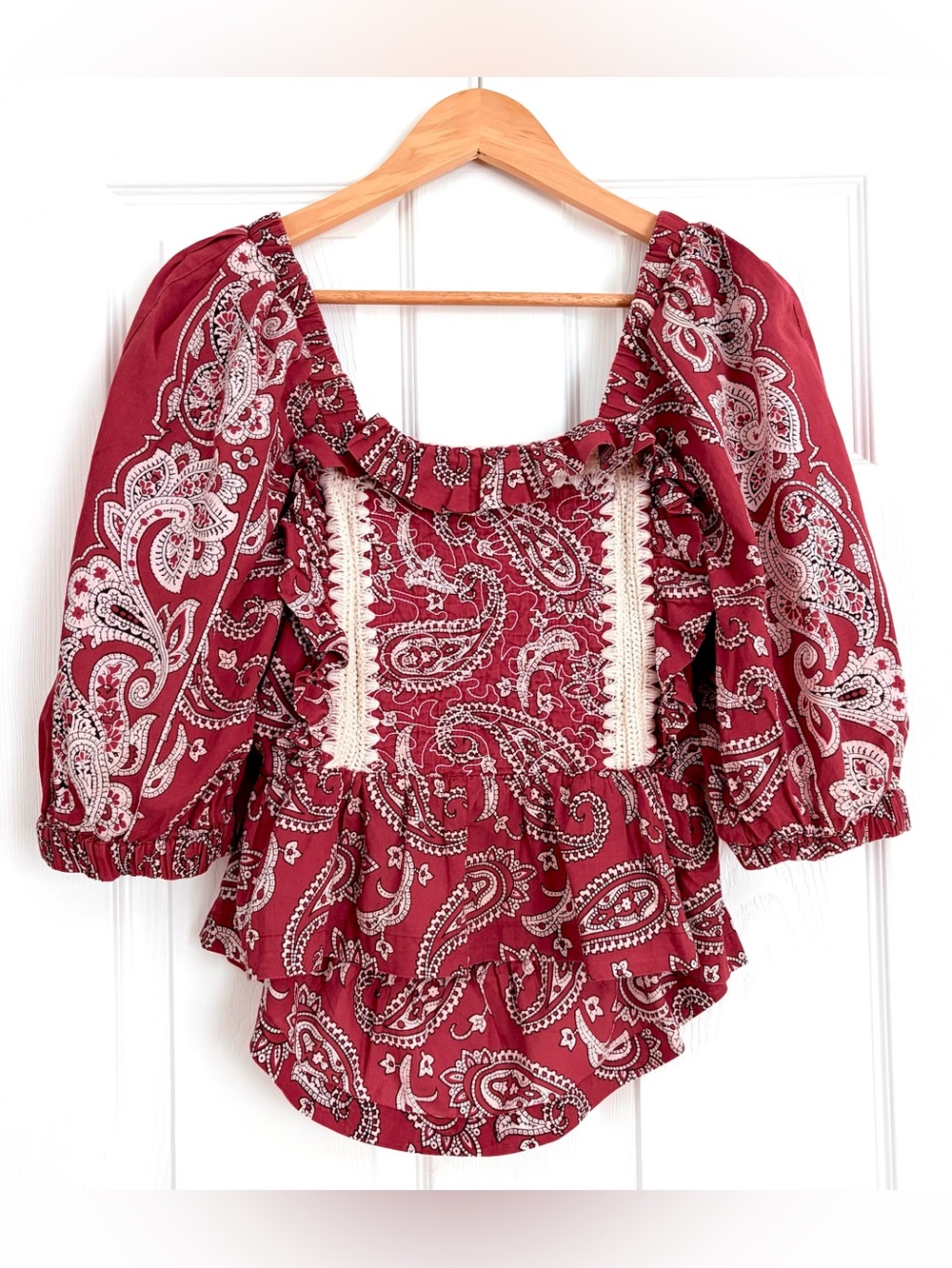 Sea New York Theodora Puff Sleeve Top Size XS - Picture 2 of 8